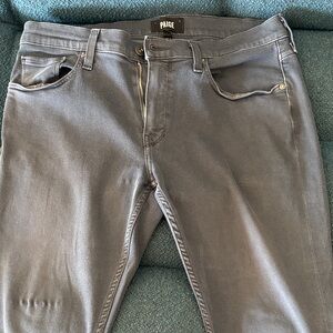 PAIGE Men's Charcoal Slim Jeans